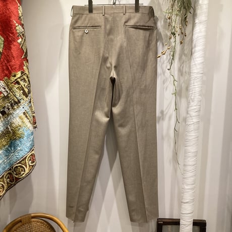 MAATEE&SONS (マーティーアンドサンズ)  Set Up Trouser-Strong twist Barathia（セットアップトラウザー-強撚バラシア）