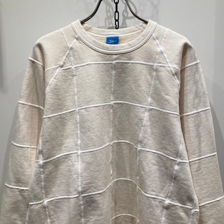 Good On（グッドオン） Patchwork Raglan Crew Neck Sweat（パッチワークラグランクルースウェット）