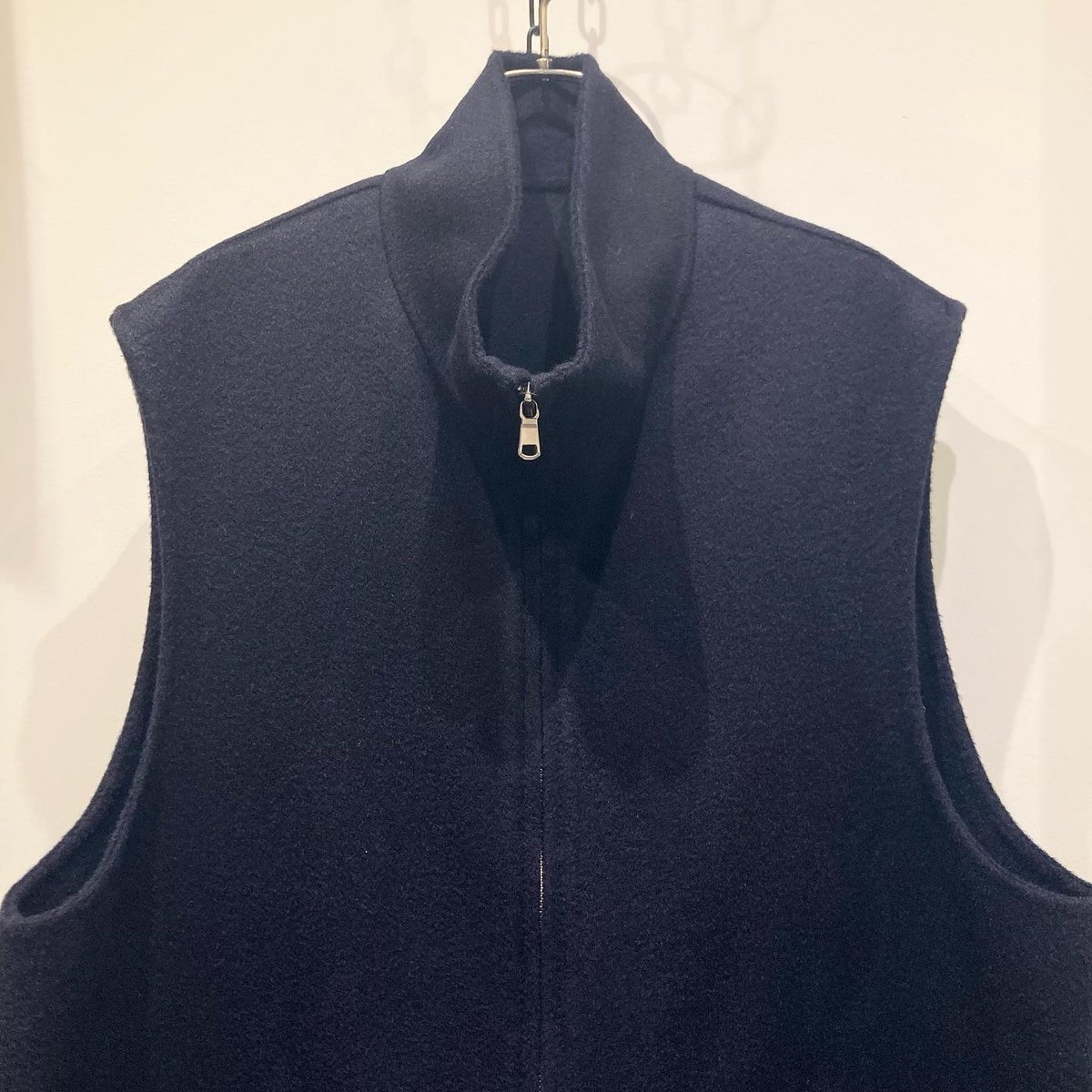 maatee&sons Cashmere W-Face Vest River MAATEE＆SONS 