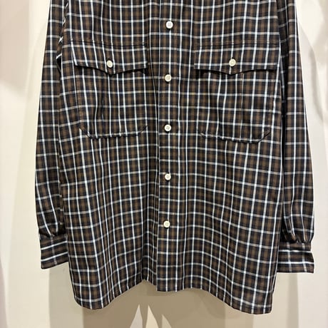 根津洋品店 NEZU YOHIN TEN (ネズヨウヒンテン)  TROPICAL  SHIRTS（100810) / マルチチェックトロピカルシャツ
