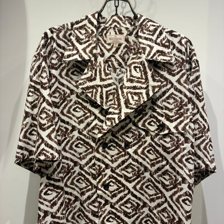 根津洋品店 NEZU YOHIN TEN (ネズヨウヒンテン)  Ethnic Print Vacation Shirts（エスニックプリントバケーションシャツ）