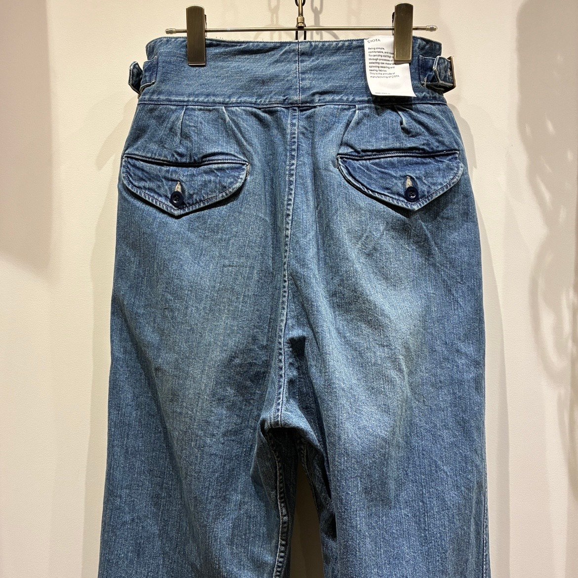 CIOTA（シオタ） Denim Gurkha Pants（デニムグルカパンツ/PTLM-17