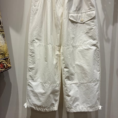 TIGRE BROCANTE（ティグルブロカンテ）C/N Grosgrain  Over String Cargo Pants（コットンナイロングログランオーバーストリングカーゴパンツ）