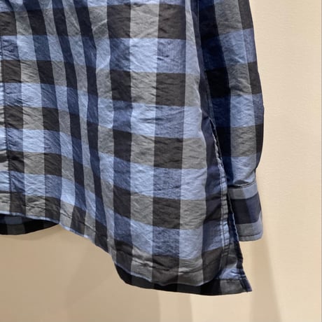 CATTA（カッタ） Fake Pullover Shirts-Block Check(フェイクプルオーバーシャツ-ブロックチェック)