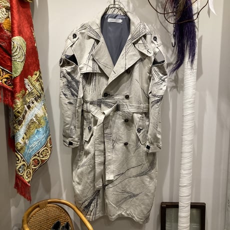 A MACHINE (エーマシーン）Pharaohs Horse Jacquard Trench Coat（ジャガードトレンチコート）