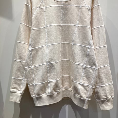 Good On（グッドオン） Patchwork Raglan Crew Neck Sweat（パッチワークラグランクルースウェット）