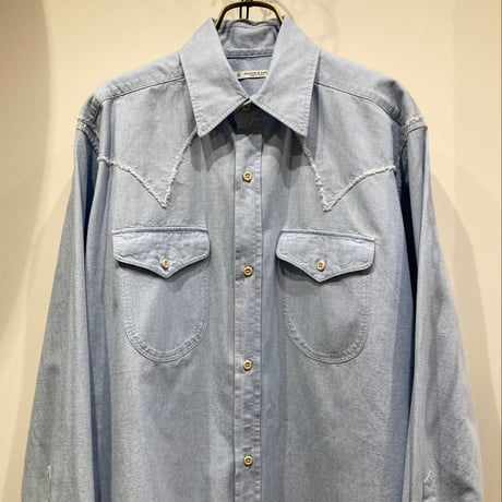 MAATEE&SONS (マーティーアンドサンズ)   WESTERN LIGHT/OZ SHAMBRAY(ウエスタンライトオンスシャンブレー/MT5103-0606A)