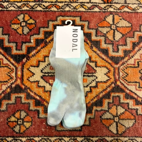NODAL（ノダル） Tie-Dye Tabi Ankle Socks （タイダイアンクルタビソックス/ND22X001）
