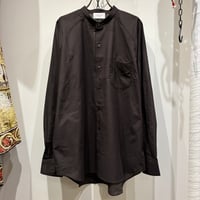 FLISTFIA（フリストフィア） Over Sized Band Collar Shirts（オーバーサイズバンドカラーシャツ-OH03016)