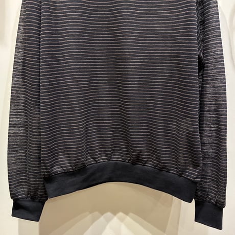 MAATEE&SONS (マーティーアンドサンズ)   L/S BORDER TEE "SLUB" (MT6103-0816D)
