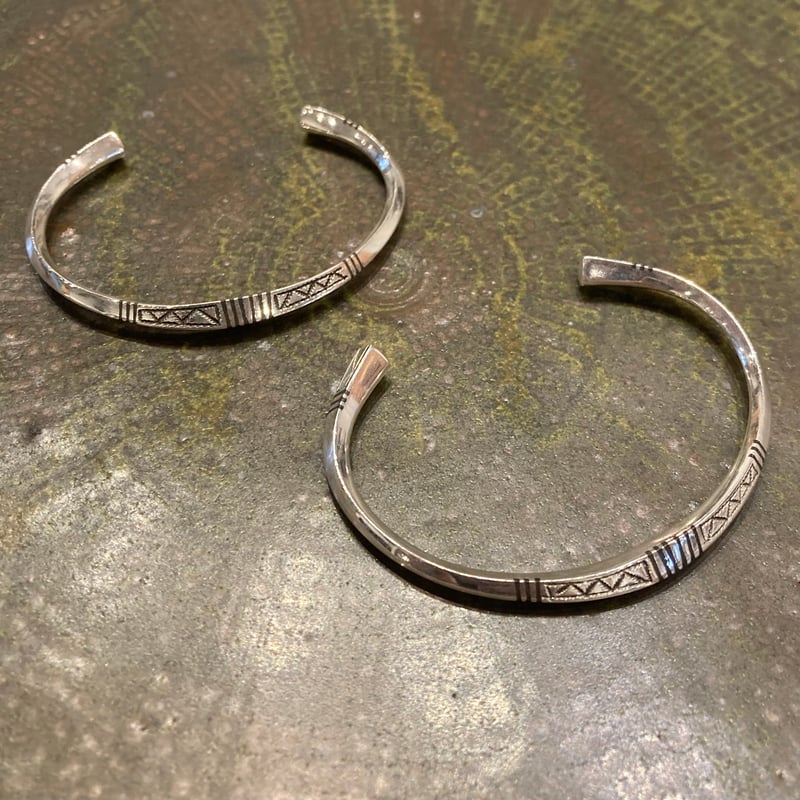 Touareg Silver(トゥアレグ シルバー) bangle 24(Square Eb Touareg Silver(トゥアレグ シルバー) bangle 24(Square Eb