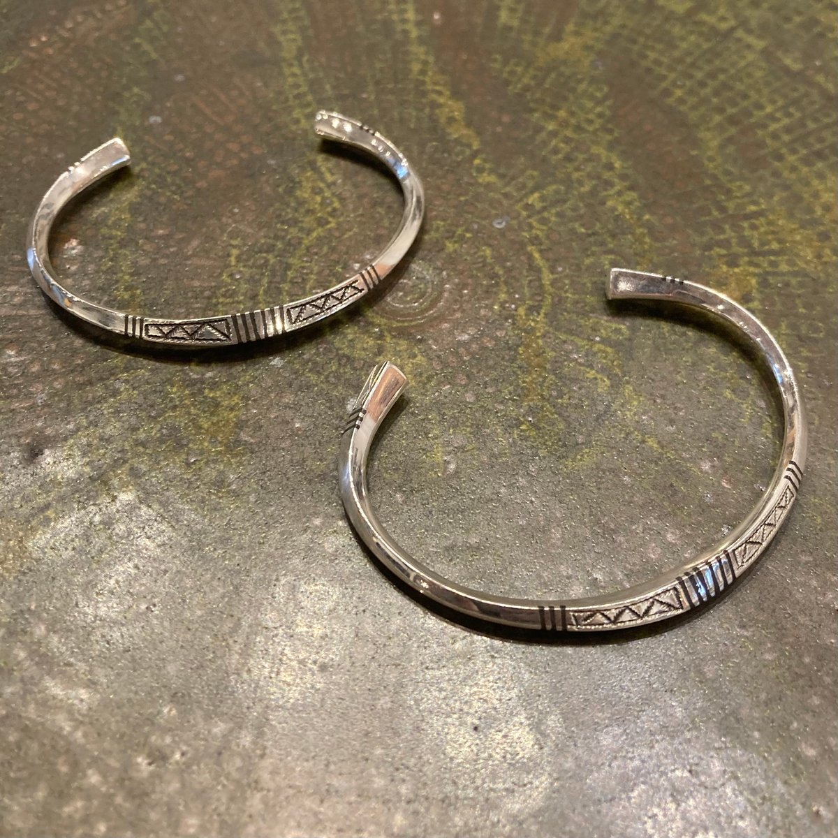 Touareg Silver(トゥアレグ シルバー) bangle 24(Square Eb Touareg Silver(トゥアレグ シルバー) bangle 24(Square Eb