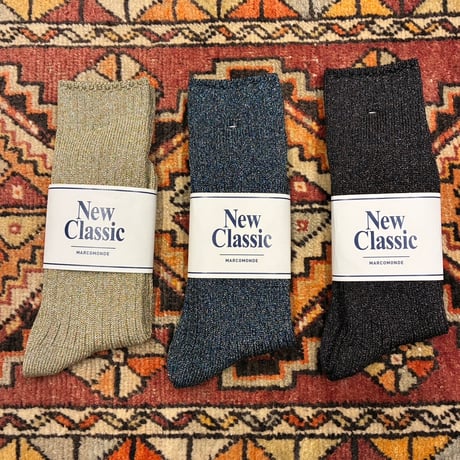 MARCOMONDE-NewClassic（マルコモンド-ニュークラシック）Unisex heavy duty glitter socks 25（ユニセックスヘビーデューティグリッターソックス25）