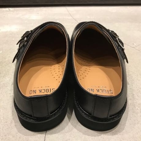 STOCK:NO（ストックナンバー）DM1901 / ダブルモンクスリッポン BLACK