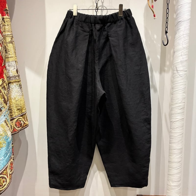 結-yui-(ゆい） WIDE TUCK EASY TROUSERS SULFER DYED