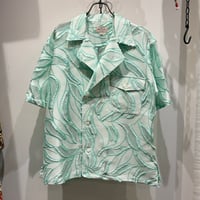 根津洋品店 NEZU YOHIN TEN (ネズヨウヒンテン)  VACATION SHIRTS（100811) / フローラルバックカットJQ OPシャツ