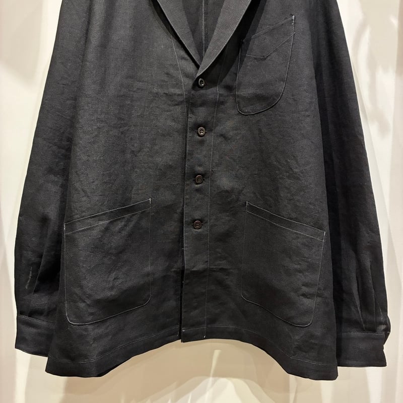 結-yui-(ゆい）EASY JACKETS SULFER DYED LINEN（イージージ