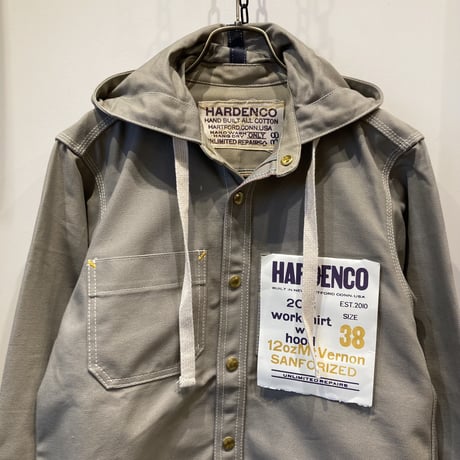 HARDENCO（ハーデンコー） 12oz DUCK Work Shirts W/Hood