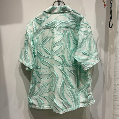 根津洋品店 NEZU YOHIN TEN (ネズヨウヒンテン)  VACATION SHIRTS（100811) / フローラルバックカットJQ OPシャツ