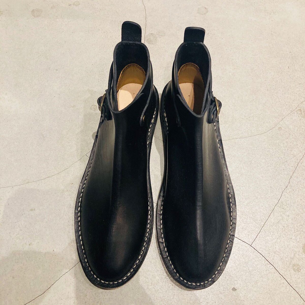 【新品タグ付】STEVE MONO スティーブモノ　レザー シューズ　黒 STEVE MONO ( スティーブモノ )/ CALF LEATHER / レザー