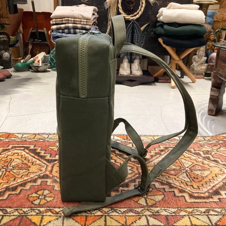 aoya bags（アオヤバッグ） スクエアリュック マチ10cm / 帆布(6号)