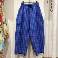蒼氓/SOWBOW（ソウボウ） 蒼氓/SOWBOW EZ PANTS EXWIDE ”極太“  CHECK（ソウボウイージーパンツエクストラワイドチェック）