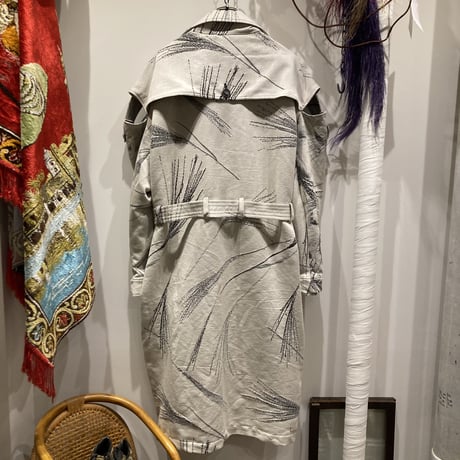 A MACHINE (エーマシーン）Pharaohs Horse Jacquard Trench Coat（ジャガードトレンチコート）