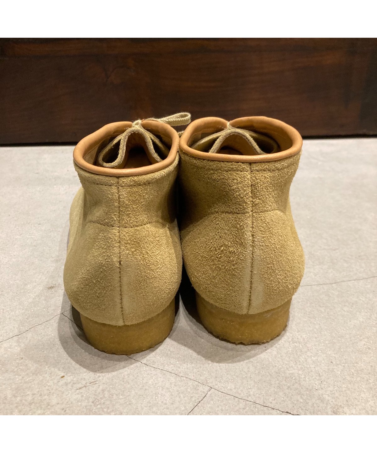 STOCK:NO(ストックナンバー)MB1801 / BEIGE 3HOLE MOCCASIN STOCK:NO(ストックナンバー)MB1801 / BEIGE 3HOLE MOCCASIN