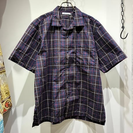 CATTA（カッタ） Open Collar Shirt-British Check(オープンカラーシャツ-ブリティッシュチェック)