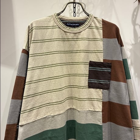 TIGRE BROCANTE （ティグルブロカンテ） Border Mix Venice Beach L/S T （ボーダーミックスベニスビーチロングスリーブT）
