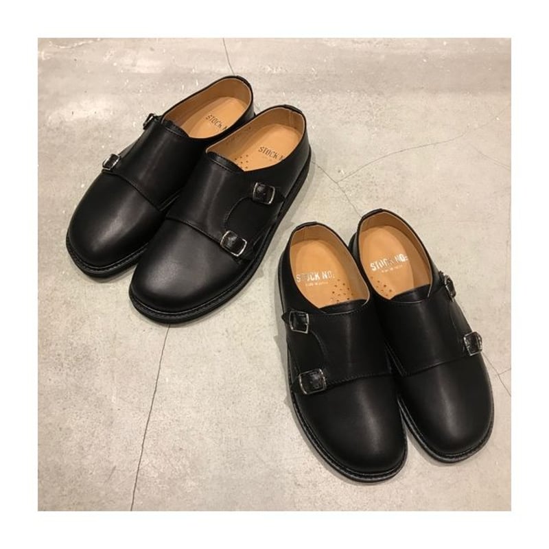 STOCK:NO（ストックナンバー）DM1901 / ダブルモンクスリッポン BLACK