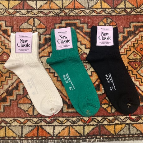 MARCOMONDE（マルコモンド） Unisex Heavy Duty Cotton Socks（ユニセックスヘビーデューティーコットンソックス）