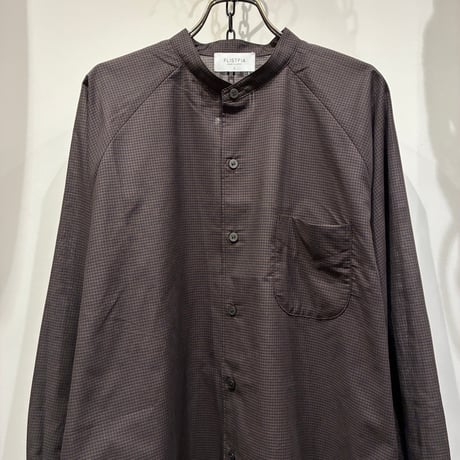 FLISTFIA（フリストフィア） Over Sized Band Collar Shirts（オーバーサイズバンドカラーシャツ-OH03016)