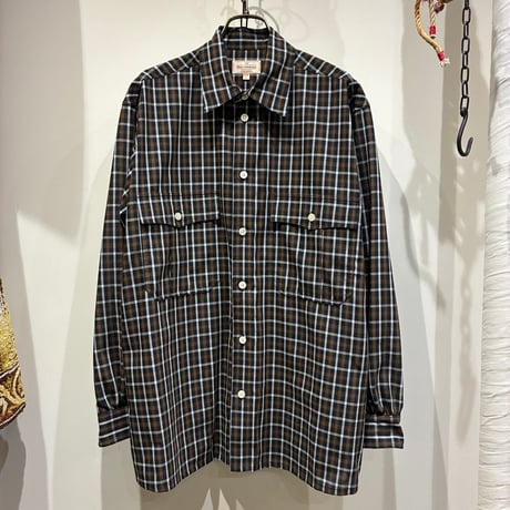 根津洋品店 NEZU YOHIN TEN (ネズヨウヒンテン)  TROPICAL  SHIRTS（100810) / マルチチェックトロピカルシャツ
