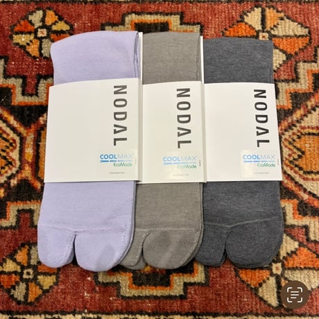 NODAL（ノーダル） Cool Max Ecomadefiber Socks Tabi Socks（クールマックスエコメイドファイバータビソックス）