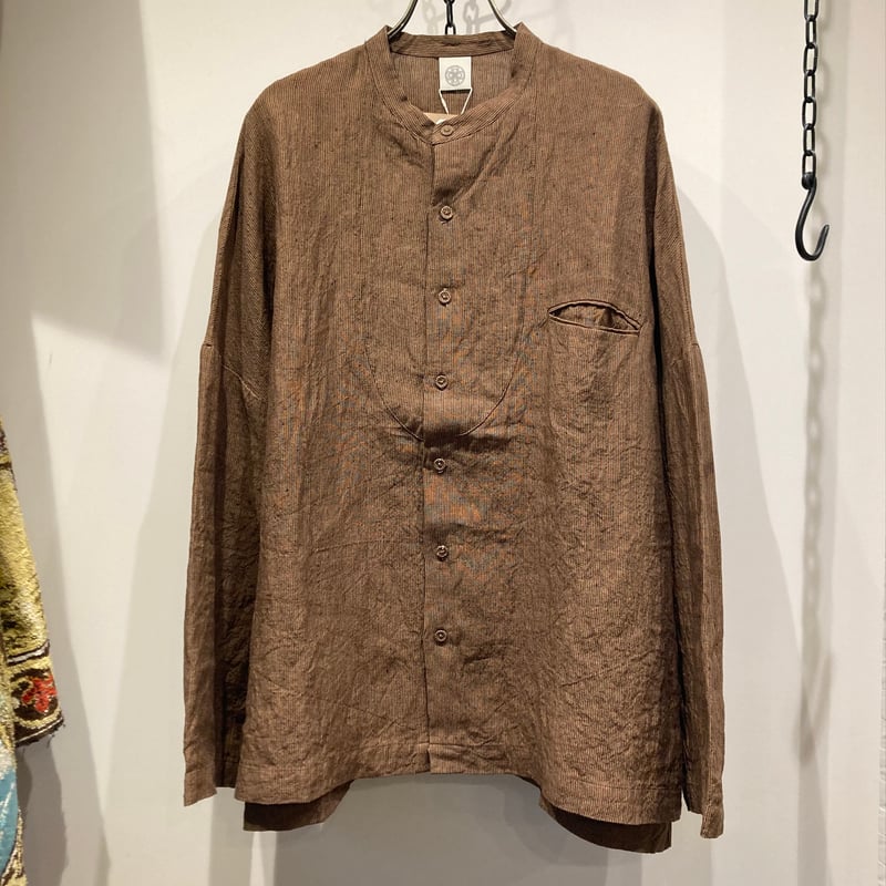 つくし 傳tutaee（ツタエ） Tokusa /Ksl（トクサ/柿渋染めリネン） | plain c