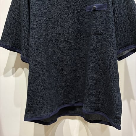 CATTA（カッタ） American Crew Neck Shirt-Air Cotton Sucker(アメリカンクルーネックシャツ-エアコットンサッカー)