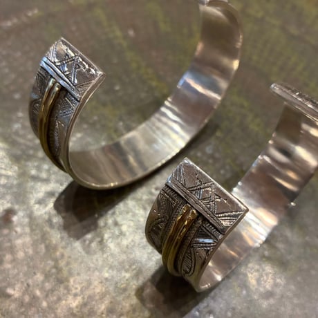 Touareg Silver（トゥアレグ シルバー） bangle 11（Silver / Bronze）