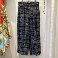 結 -yui-(ゆい） Loose Denim Planer Easy Pants-Taper