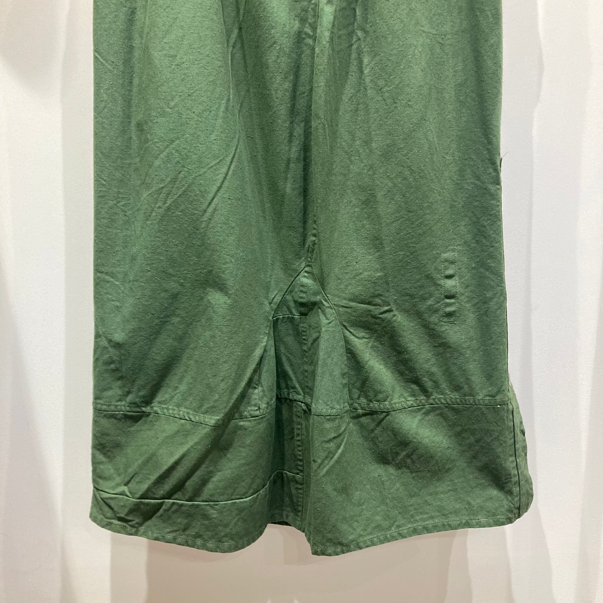 サロ SARO カッタCATTA リメイクスカート オリーブグリーン