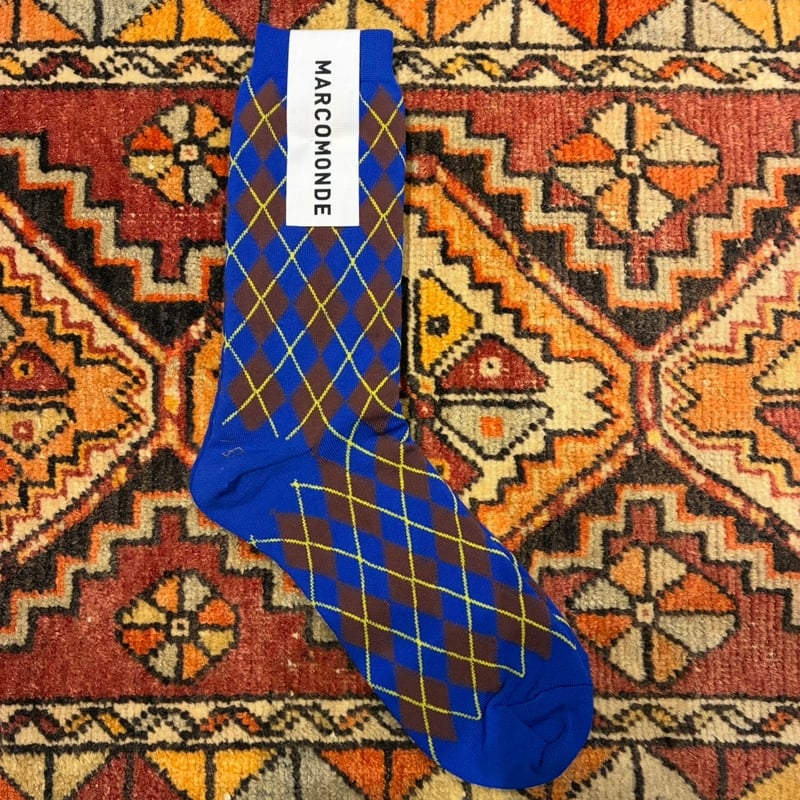 【美品】MARCOMONDE マルコモンド　幾何学模様おしゃれニット　ブラック マルコモンド MARCOMONDE VENICE pattern 06 SC26-006 （ブラック