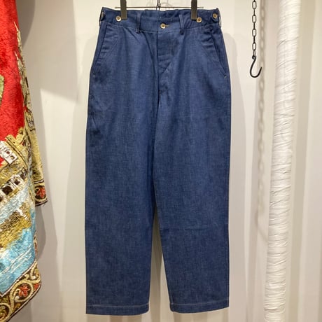 結yui PLANER EASY PANTS LOOSE DENIM ブラック 結yui PLANER EASY PANTS LOOSE DENIM ブラック