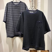 CATTA（カッタ） American Crew Neck Shirt-Air Cotton Sucker(アメリカンクルーネックシャツ-エアコットンサッカー)