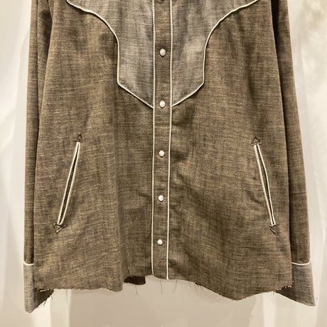 FACCIES（ファッチィーズ） Western Piping Shirt（ウエスタンパイピングシャツ）
