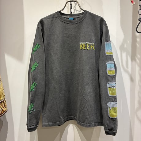 Good On×KOUHEI TERRAI（グッドオン×コウヘイテライ）BEER SUSHI Print-Long Sleeve T（ビアー スシ プリントロングスリーブティ）