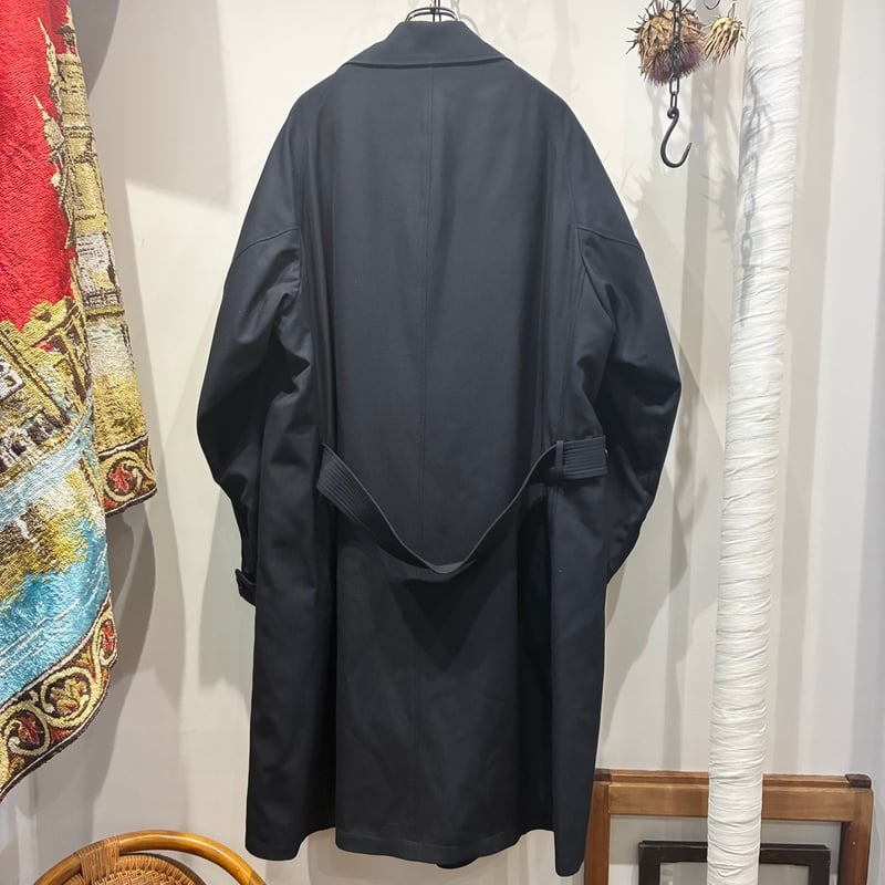 MAATEE&SONS (マーティーアンドサンズ) OVERCOAT 強撚4/140 シル