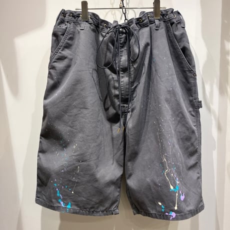 KOUHEI TERRAI （コウヘイテライ） Used Remake Code Painter Shorts （ユーズドリメイクコードペインターショーツ）