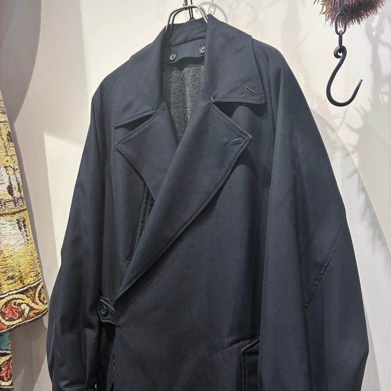 MAATEE&SONS (マーティーアンドサンズ) OVERCOAT 強撚4/140 シル