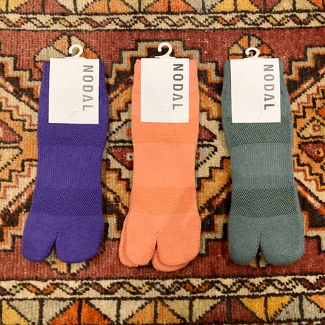 NODAL（ノーダル） Cotton Hemp Ankle Tabi Socks（コットンヘンプアンクルタビソックス/ND23X005PL-ML）
