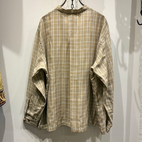 結-yui-(ゆい） CARDIGAN SHIRTS DOUBLE GAUZE PLAID（カーディガンシャツダブルガーゼプレイド/YCS-003)